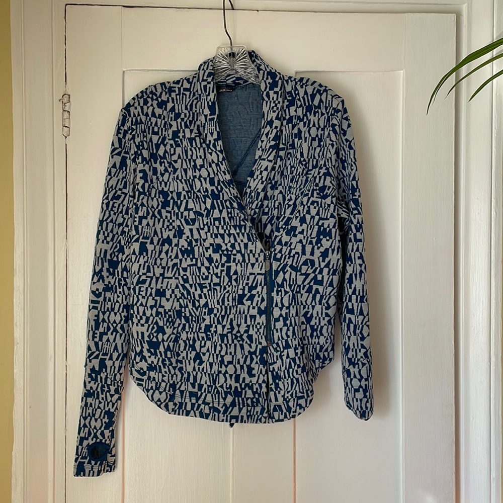 Oiselle Wazzie Wool wrap zip cardigan
